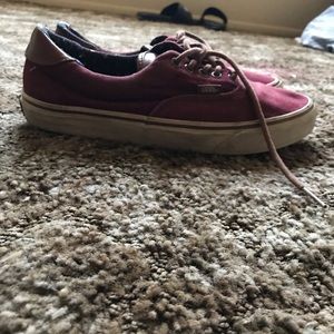Burgundy vans